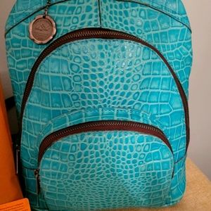 Patricia Nash Aqua Backpack Bag